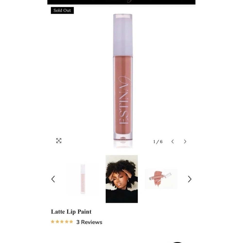 New Estina latte color lip gloss